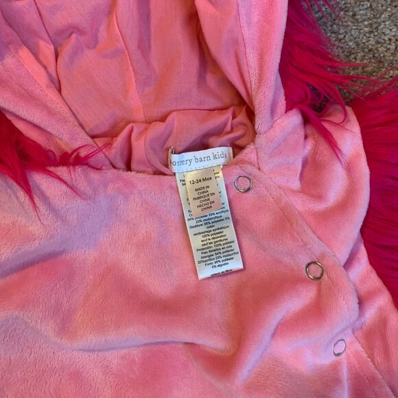 Pottery Barn Kids Baby Flamingo Costume 12-24M - Picture 9 of 9